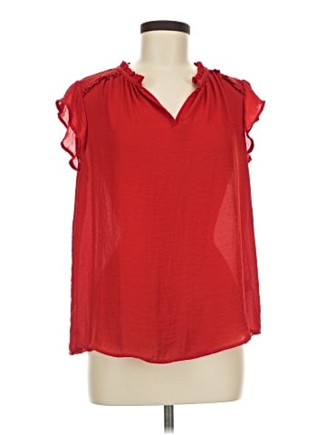Liz Claiborne Short Sleeve Blouse (view 1)