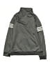 Adidas 100% Polyester Gray Track Jacket Size 14 - 16 - photo 2