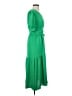 DKNY 100% Polyester Green Casual Dress Size 4 - photo 4
