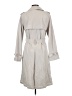 Garnet Hill Gray Trenchcoat Size 6 - photo 2