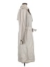 Garnet Hill Gray Trenchcoat Size 6 - photo 4