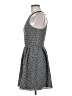 Aqua Polka Dots Gray Cocktail Dress Size M - photo 5