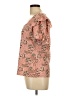 Belle By Belldini Pink Short Sleeve Blouse Size L - photo 5