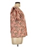 Belle By Belldini Pink Short Sleeve Blouse Size L - photo 4