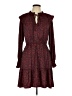 Gap 100% Polyester Paisley Burgundy Casual Dress Size L - photo 1