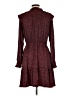 Gap 100% Polyester Paisley Burgundy Casual Dress Size L - photo 2