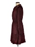 Gap 100% Polyester Paisley Burgundy Casual Dress Size L - photo 5