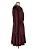 Gap 100% Polyester Paisley Burgundy Casual Dress Size L - photo 4