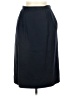 Kasper Solid Black Blue Formal Skirt Size 8 - photo 1