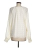 Lands' End 100% Polyester Ivory Long Sleeve Blouse Size M - photo 2