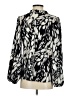 Assorted Brands Print Black Long Sleeve Blouse Size S - photo 2