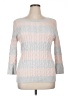 Ann Taylor LOFT Outlet Color Block Pink Pullover Sweater Size XL - photo 1