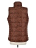 Lands' End 100% Polyester Animal Print Brown Vest Size M - photo 2