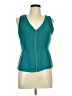 Naked Zebra 100% Polyester Teal Sleeveless Blouse Size M - photo 1