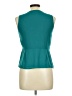 Naked Zebra 100% Polyester Teal Sleeveless Blouse Size M - photo 2