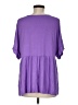 Assorted Brands Purple 3/4 Sleeve Blouse Size M - photo 2