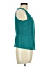 Naked Zebra 100% Polyester Teal Sleeveless Blouse Size M - photo 4