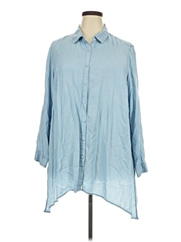 Zac & Rachel 3/4 Sleeve Button-Down Shirt (view 1)