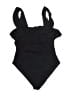 Eberjey Solid Black One Piece Swimsuit Size M - photo 2
