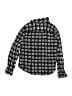 Mossimo Supply Co. 100% Rayon Tweed Black White Long Sleeve Button-Down Shirt Size M (kids) - photo 2