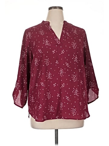 Lush 3/4 Sleeve Blouse (view 1)