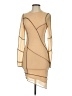ASOS Design Graphic Tan Cocktail Dress Size 2 - photo 1