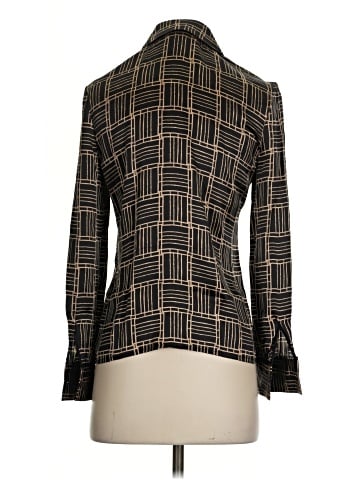 Reiss Long Sleeve Silk Top (view 2)