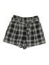 Gap Checkered-gingham Gray Shorts Size 6 - photo 1