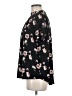 Sienna Sky 100% Polyester Floral Black Short Sleeve Blouse Size M - photo 5