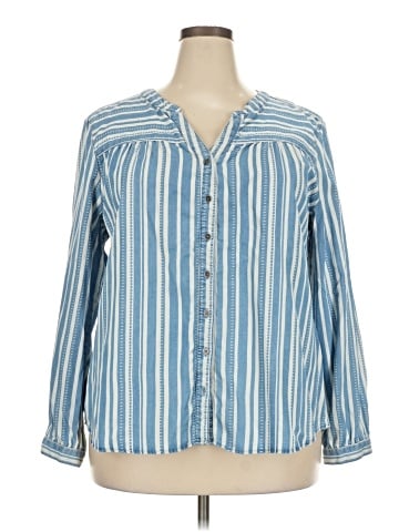 Style&Co Long Sleeve Button-Down Shirt (view 1)