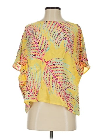 Lilly Pulitzer Short Sleeve Silk Top (view 1)