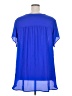 Torrid 100% Polyester Blue Short Sleeve Blouse Size 4X Plus (4) - photo 2