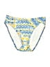 Sunsets Print Yellow Swimsuit Bottoms Size S - photo 1