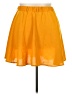 Shein 100% Polyester Solid Orange Casual Skirt Size XXL - photo 2