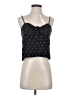 Unbranded Floral Black Sleeveless Top Size XXS (estimated) - photo 1