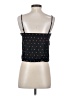 Unbranded Floral Black Sleeveless Top Size XXS (estimated) - photo 2