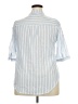 Unbranded Stripes Blue 3/4 Sleeve Button-Down Shirt Size 3X - photo 2