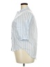Unbranded Stripes Blue 3/4 Sleeve Button-Down Shirt Size 3X - photo 5