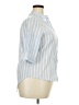 Unbranded Stripes Blue 3/4 Sleeve Button-Down Shirt Size 3X - photo 4