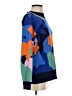 Never Fully Dressed Print Blue Pullover Sweater Size 4 - photo 4