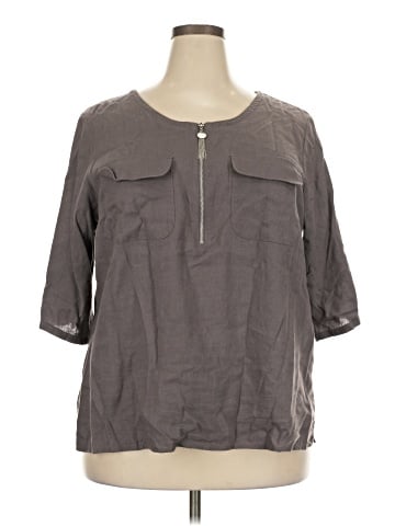 Anne Klein 3/4 Sleeve Blouse (view 1)