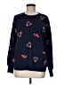 Ann Taylor LOFT Hearts Blue Pullover Sweater Size M - photo 1