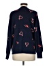Ann Taylor LOFT Hearts Blue Pullover Sweater Size M - photo 2