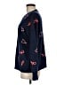 Ann Taylor LOFT Hearts Blue Pullover Sweater Size M - photo 5