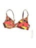 Sunsets Print Red Swimsuit Top Size S - photo 2