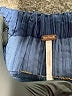 Free People 100% Polyester Chevron-herringbone Blue Casual Pants Size Med Petite - photo 7