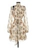 Sachin + Babi 100% Polyester Floral Ivory Cocktail Dress Size 0 - photo 2