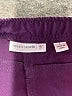 Susan Graver Solid Purple Casual Pants Size L - photo 4
