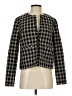 Ann Taylor LOFT Outlet 100% Polyester Houndstooth Black Jacket Size 4 - photo 1