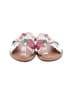 Johnny Was 100% Leather White Sandals Size 7 - photo 2